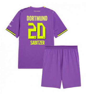 Borussia Dortmund Marcel Sabitzer #20 Tredjetrøje Børn 2026-27 Kortærmet (+ Korte bukser)